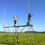 Opbouw spandoek