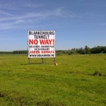Spandoek langs het Volksbos